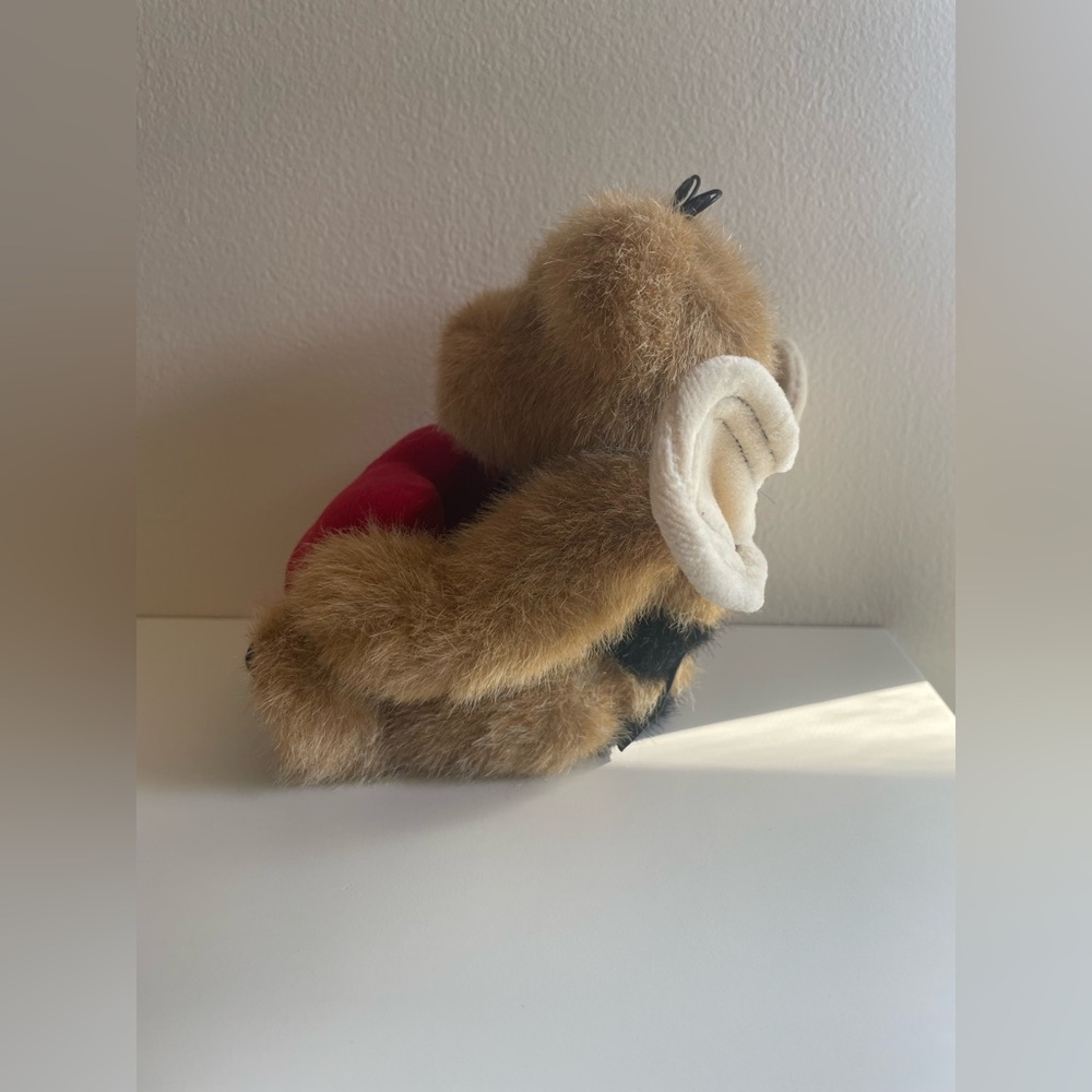 Boyds Bears Brown Plush Teddy Holding Red 'Bee Mine' Heart - Picture 6 of 10